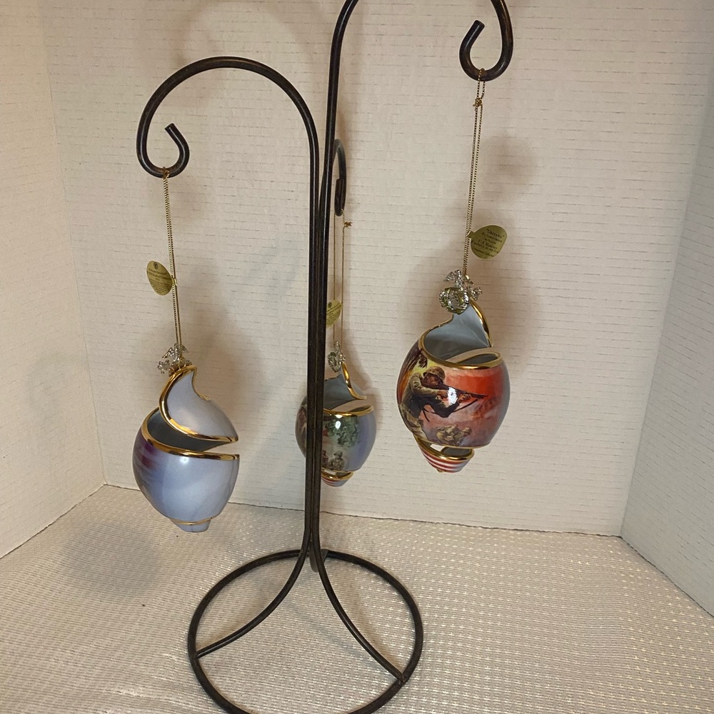 Elegant Handcrafted Glass Ornaments the Bradford Exchange MARINES